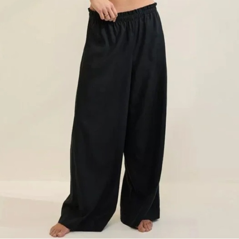 Aerie Linen Blend Trousers
